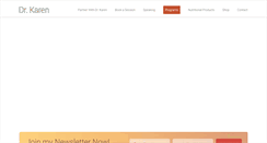 Desktop Screenshot of drkarenwolfe.org