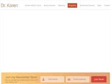 Tablet Screenshot of drkarenwolfe.org